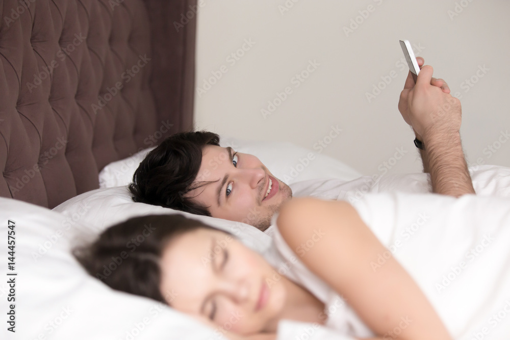 Cheating while Husband asleep