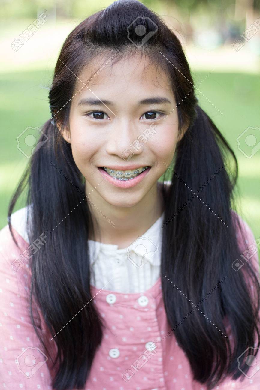 Young asian thai girl girls teen Stock Photos and Images