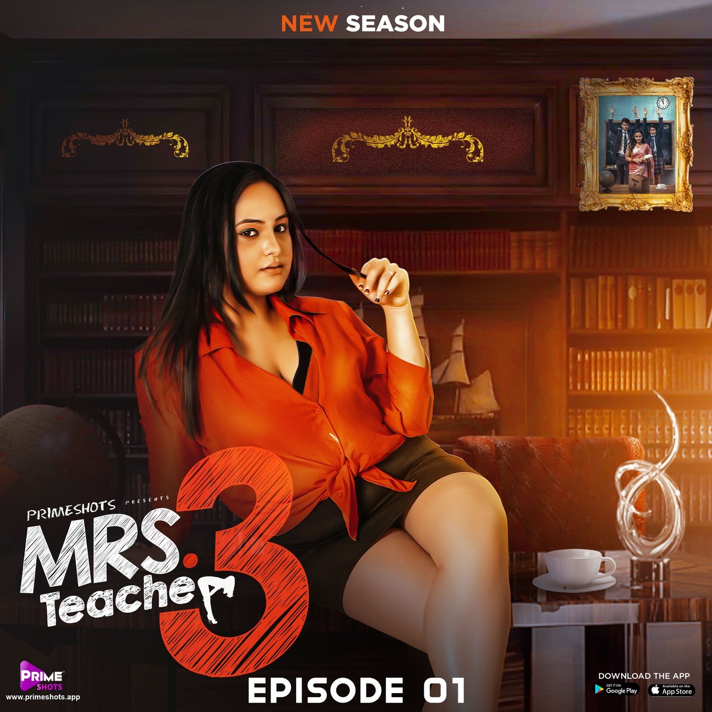 Mrs Teacher 4 EP3 Hot Hindi PrimeShots Web Series