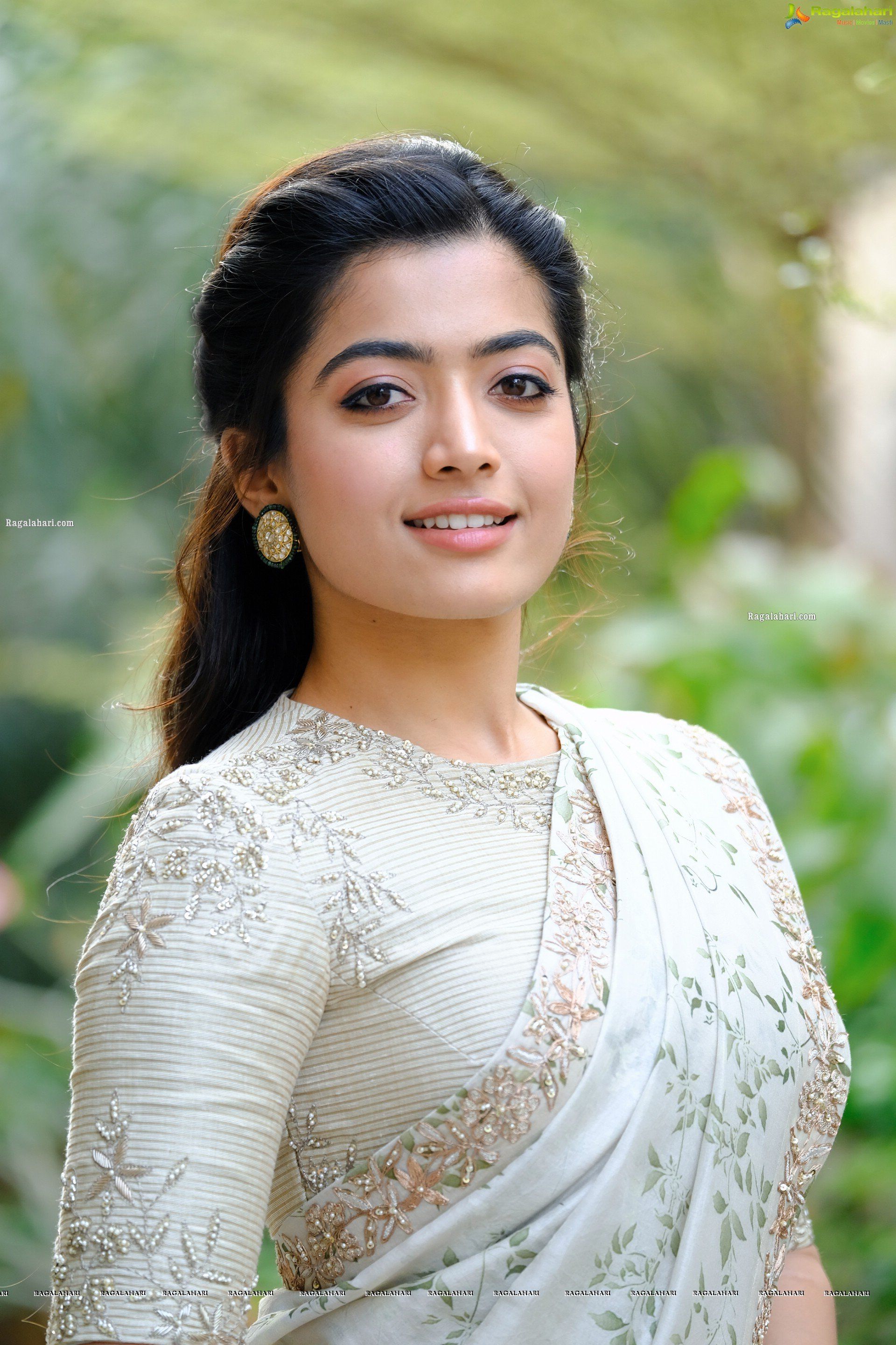 'Animal' actress Rashmika Mandanna's elegant sari collection