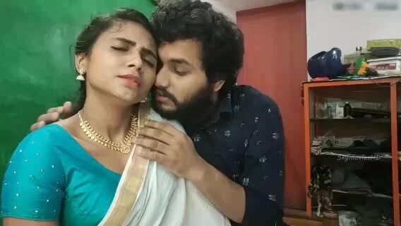 Smooch and breast suck of beautiful Indian girl