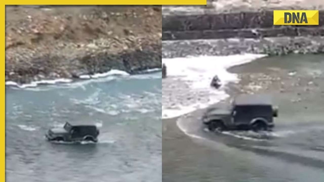 Viral video of tourist driving Thar across Himachal river sparks police action