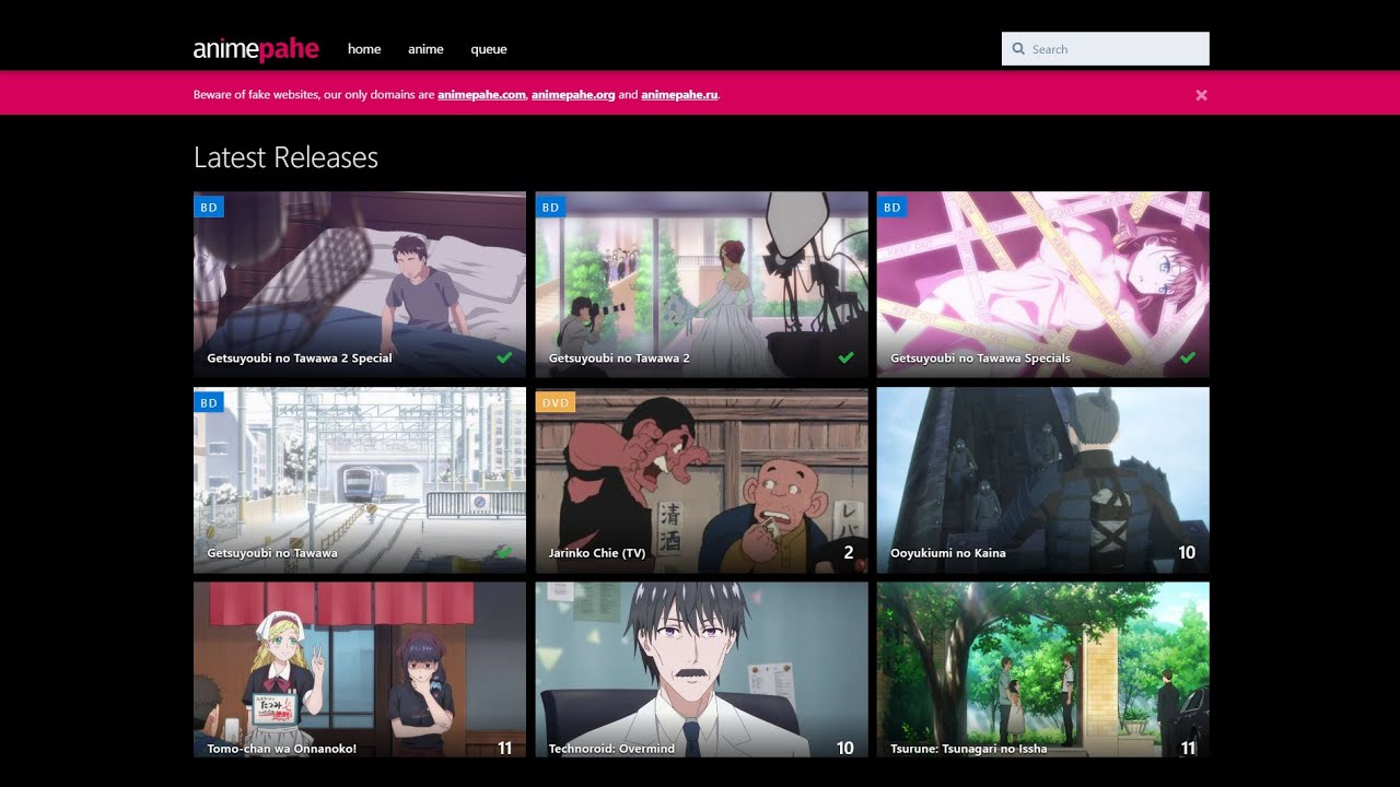 Free online anime series and movies