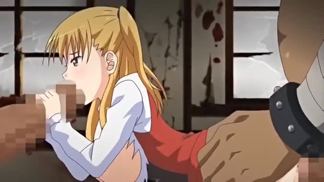 Monster sex with anime schools girl