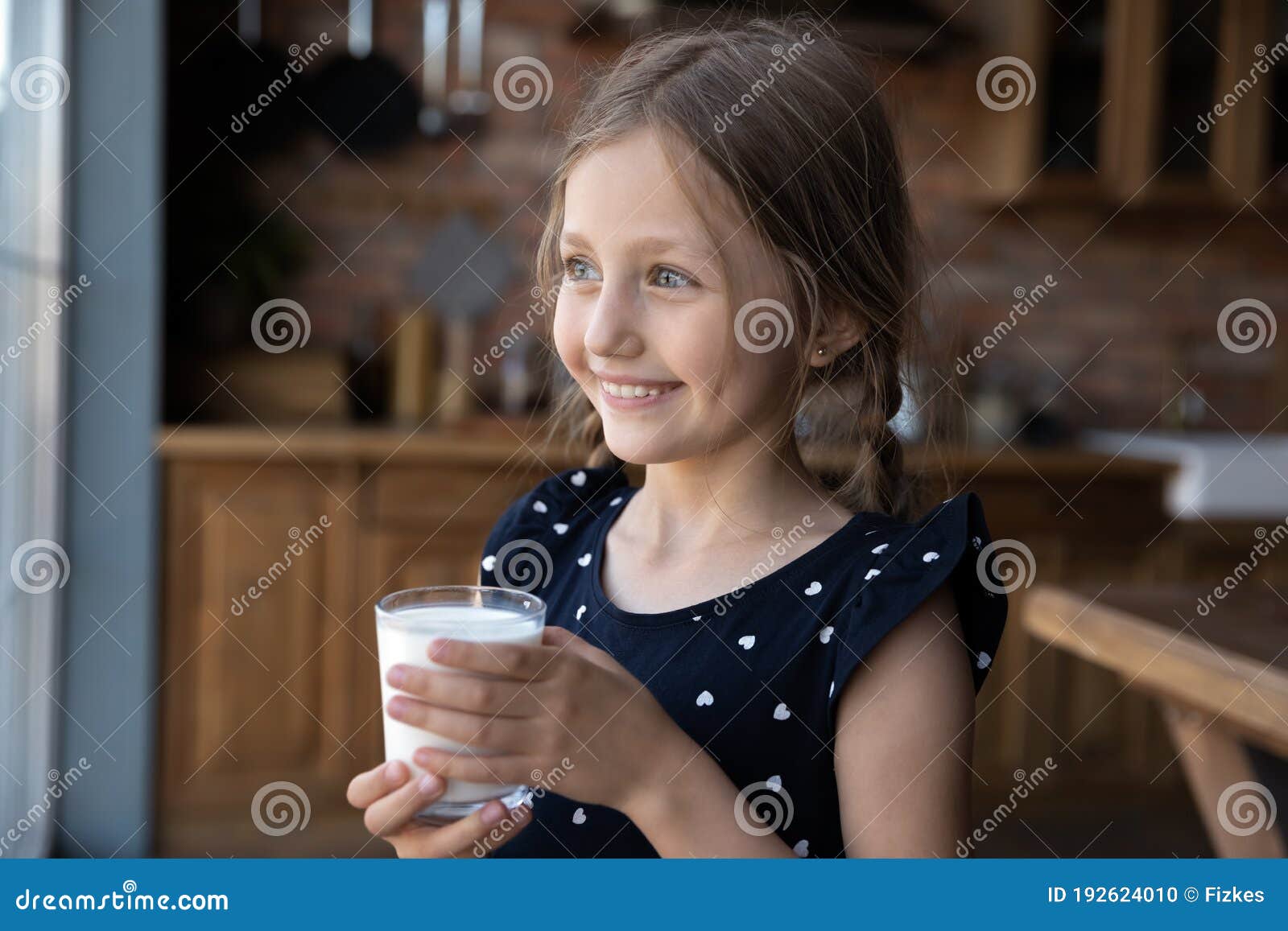 Take milk form girl