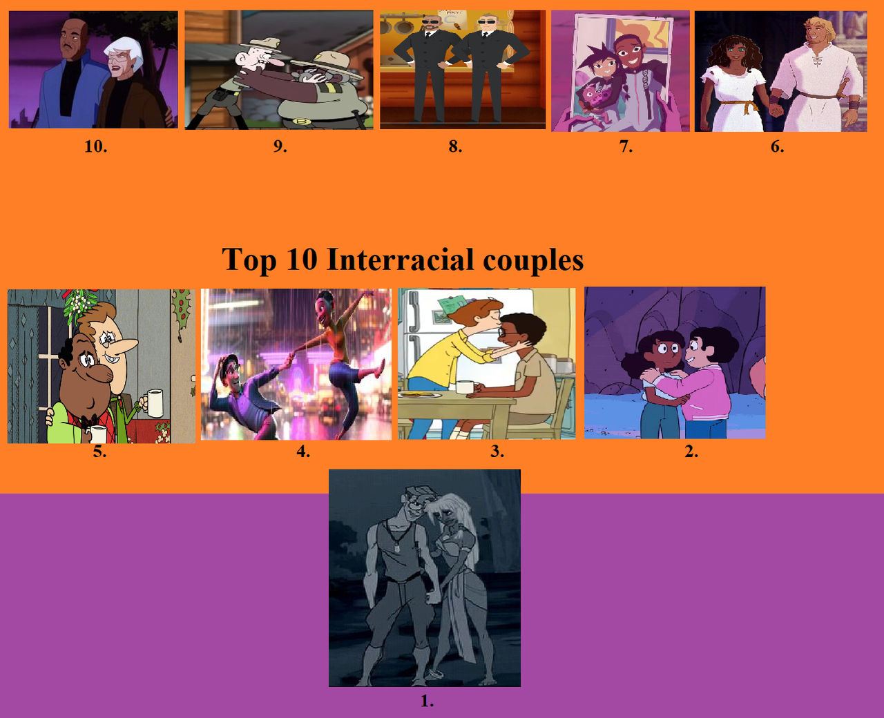 Interracial cartoons