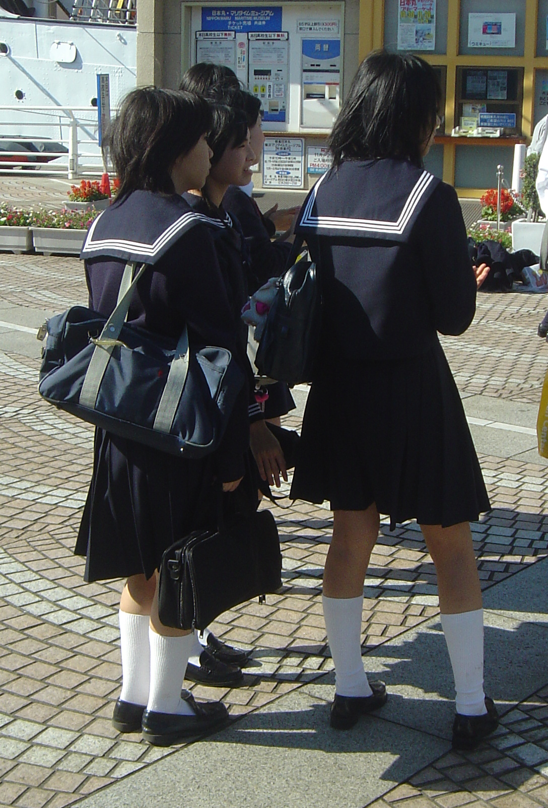 Japan teen after school