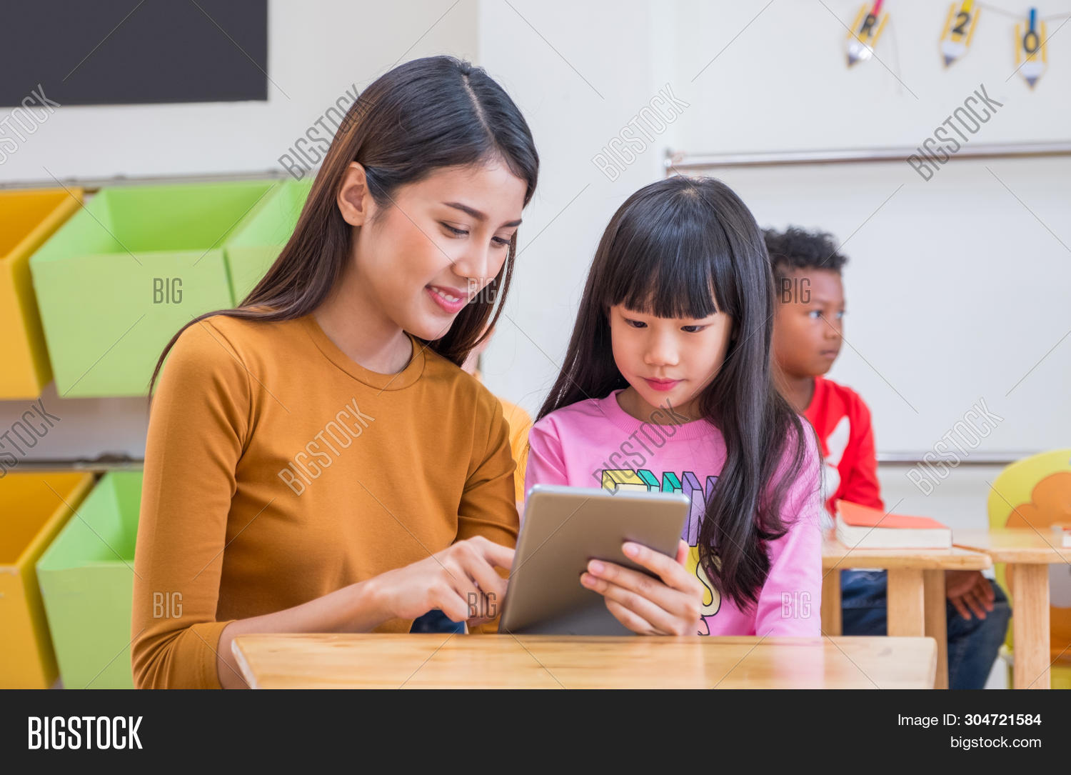 Asian teacher Stock Photos