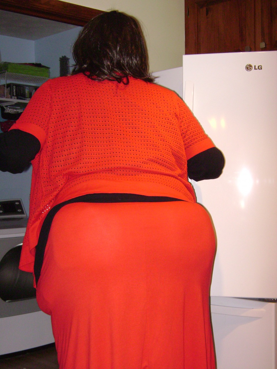 Back shot fat ass