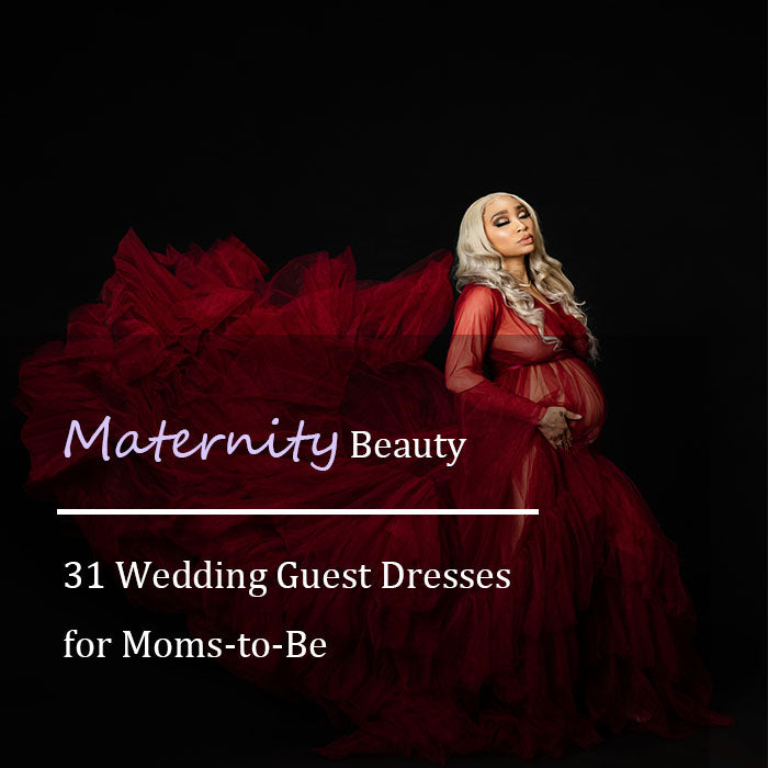 2. Wedding Guest Dresses For New Moms: Find Stretchy, Ruched Dresses