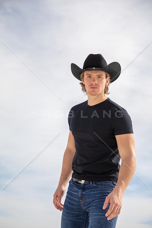 100,000 Blonde cowboy pictures are available under a royalty-free license