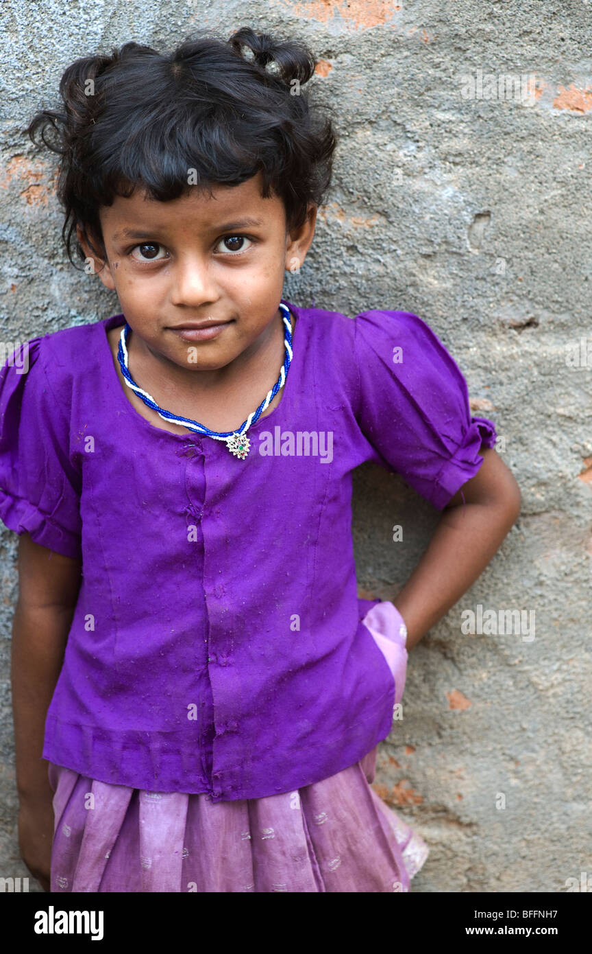 India small village girl Stock Photos and Images