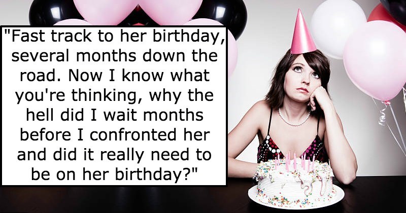 Guy Finds Out His Girlfriend Is Cheating, Creates This Birthday Card