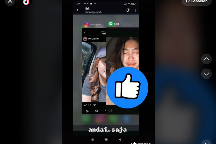 Cika 20 jt viral selegram tiktok