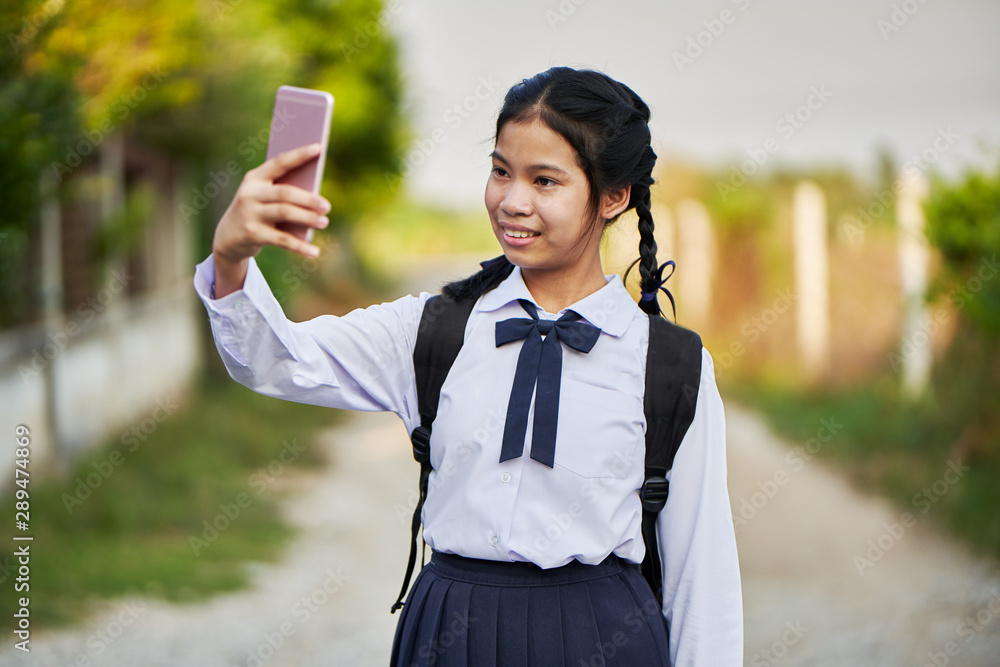 Bangkok Thailand Thai School Girls Pic Pictures, Images and Stock Photos