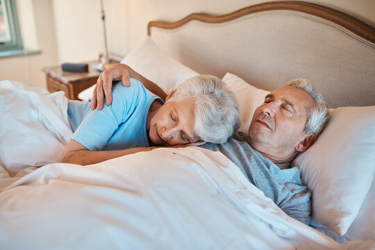 Mature couple bedroom