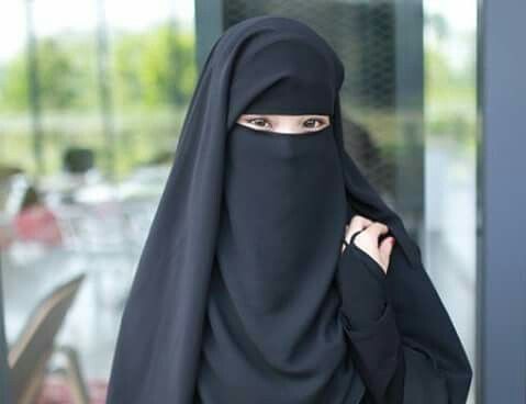 Malaysian set of khimar with niqab