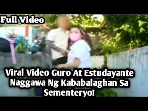 Pinay studyan at maistro sa cementeryo