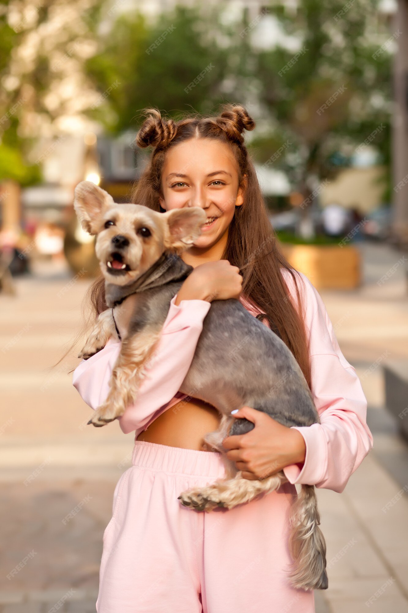 A Girl And A Real Dog Photos