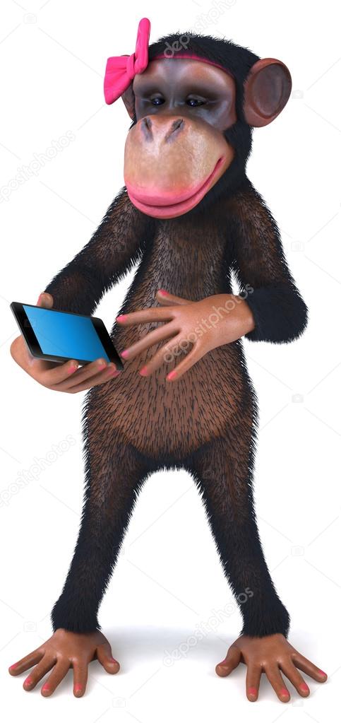 Women monkey