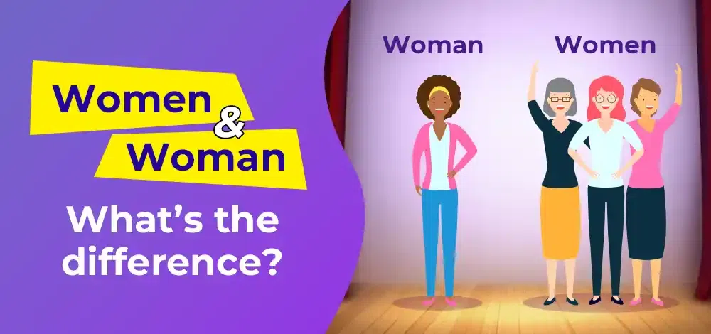 What is the difference between woman and women?